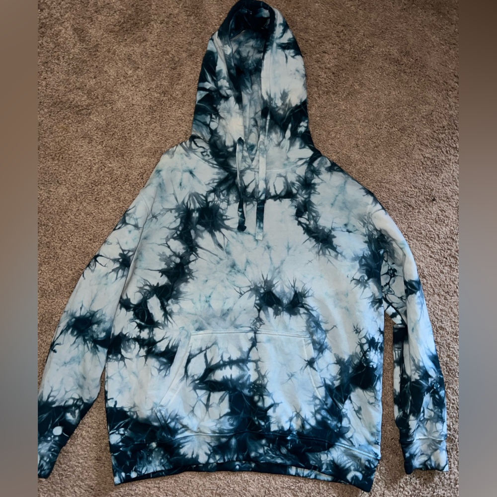 Men's Tie-Dye Hoodie Never Worn